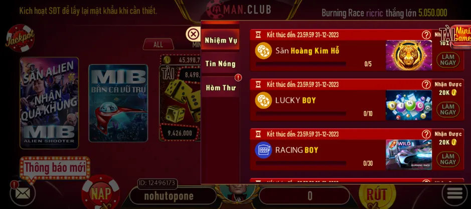 Những ưu điểm nổi bật hàng đầu của cổng game Man Club